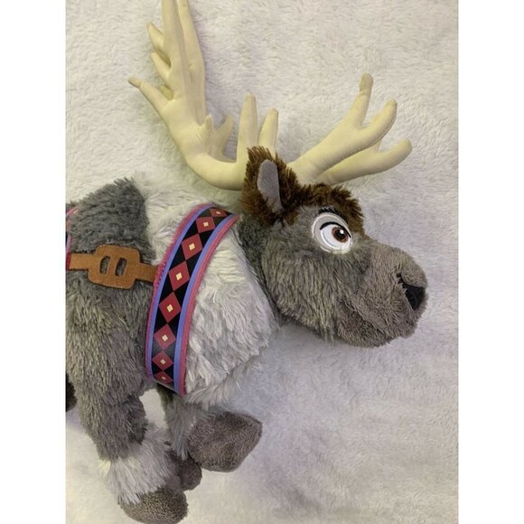 Disney Parks Frozen Large SVEN Plush Reindeer Stuffed Animal Toy Posable Legs - Picture 2 of 11